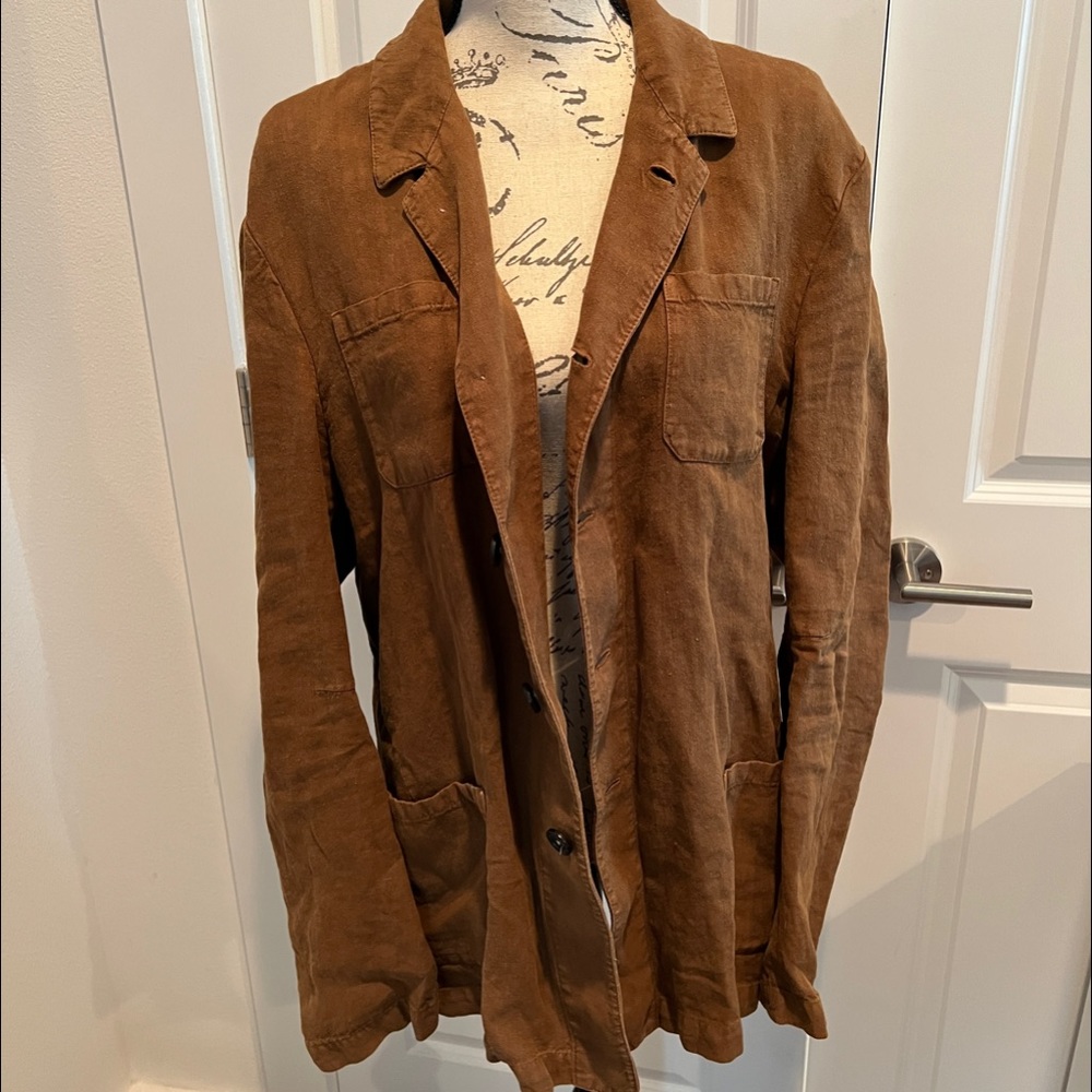 Massimo Alba Unstructured Linen Jacket 52/42